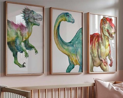 Dinosaur Large Nursery Prints