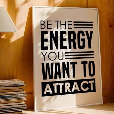 Be the energy you want to attract 5