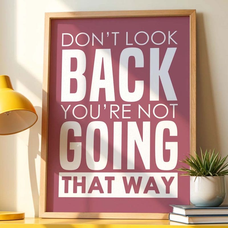 Don't Look Back Print - Image 4