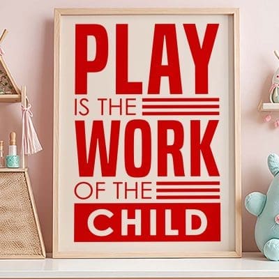 Play is the work of the child (1)