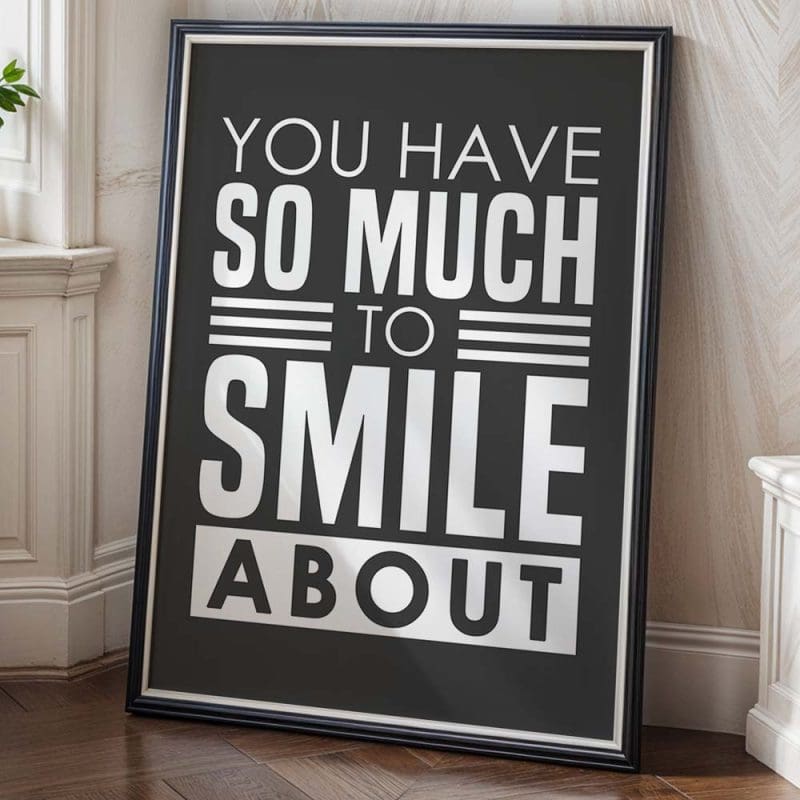 So Much To Smile Print - Image 13