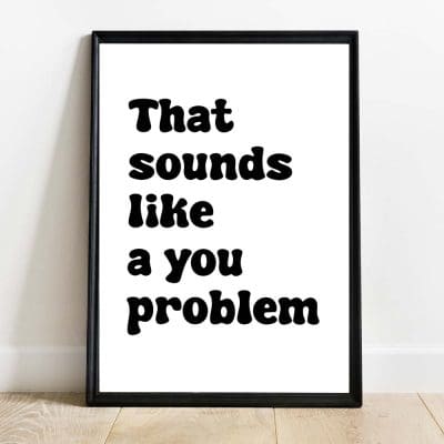 That Sounds Like A You Problem (12)
