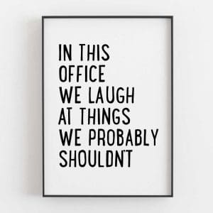 Funny Office Wall Art1.11